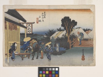 Totsuka, Motomachi-Betsudo tekijältä Ando or Utagawa Hiroshige