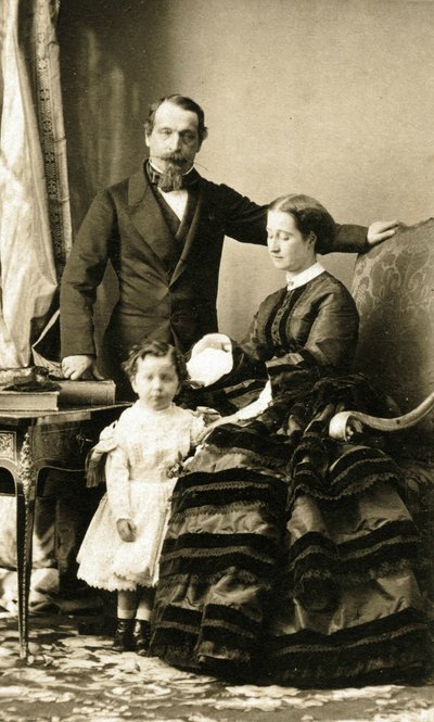 Keisari Napoléon III ja hänen perheensä tekijältä Andre Adolphe Eugene Disderi