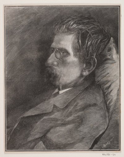 Muotokuva J.P. Jacobsen tekijältä André Bork
