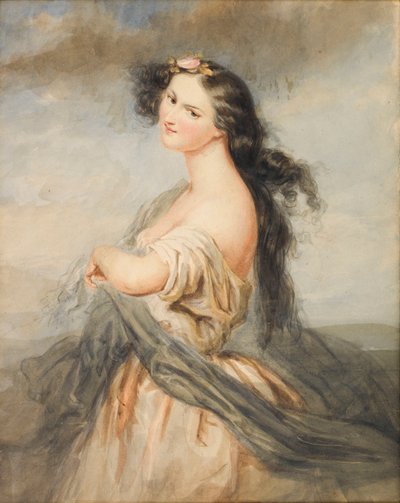 Juliette Drouetin muotokuva 1806-1883. tekijältä André Charles Voillemot