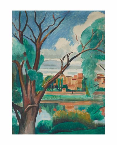 Seinen rannat Carrières-sur-Seinessä tekijältä Andre Derain