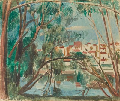 Seinen rannat Carrières-sur-Seinessä tekijältä Andre Derain