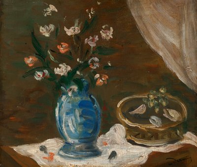 Asetelma kukkien kanssa - Vase bleu tekijältä Andre Derain