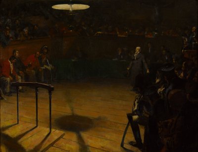 Jean Valjean Assize Courtissa Arrasissa, 1904. tekijältä André Victor Édouard Devambez
