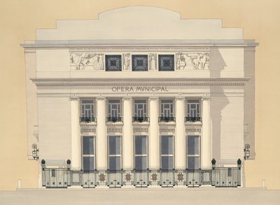 Opera Municipal, Marseille, Ranska tekijältä Andras Kaldor