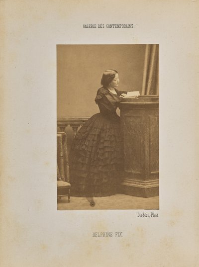 Delphine Fix tekijältä Andre Adolphe Eugene Disderi
