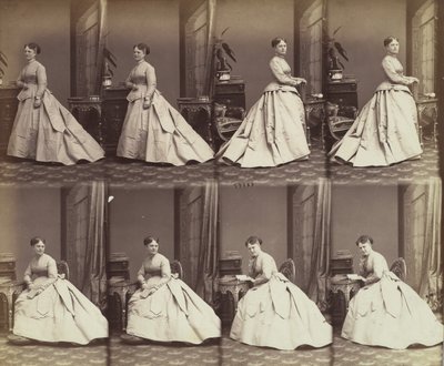 Esther David, 1866. tekijältä Andre Adolphe Eugene Disderi