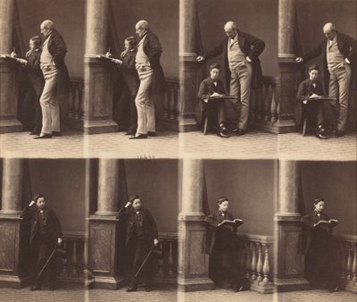 Mr. Jadin ja poika, c. 1860. tekijältä Andre Adolphe Eugene Disderi