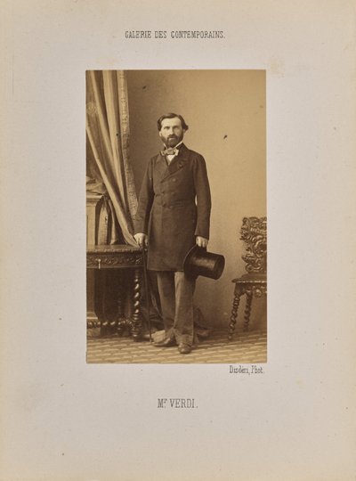 Herra Verdi tekijältä Andre Adolphe Eugene Disderi