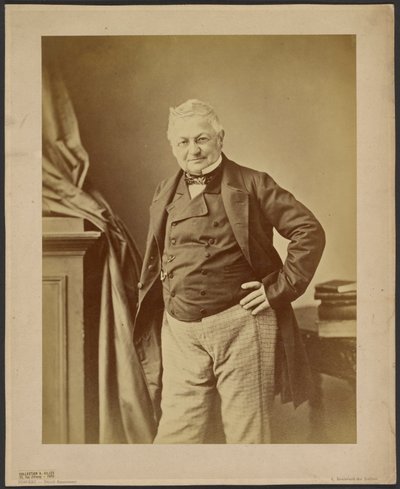 Adolphe Thiersin muotokuva 1797-1877, noin 1860. tekijältä Andre Adolphe Eugene Disderi