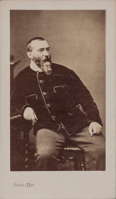 Alphonse Karrin muotokuva 1808-1890. tekijältä Andre Adolphe Eugene Disderi