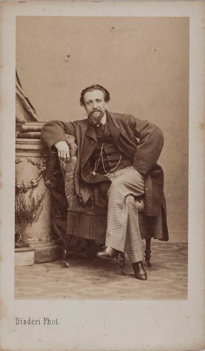 Arthur Kalkbrennerin muotokuva 1828-1869, 1869. tekijältä Andre Adolphe Eugene Disderi