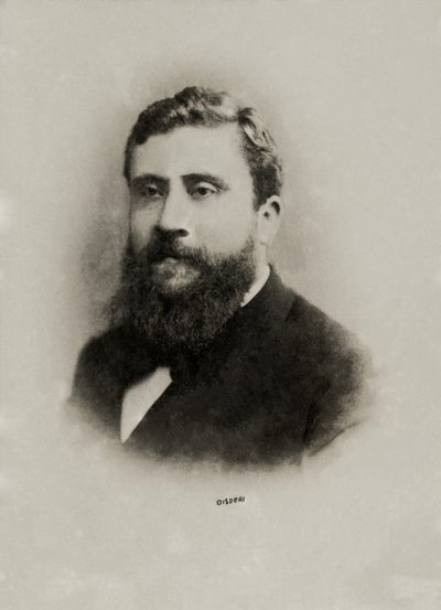 Jean Jauresin muotokuva ( 1859 tekijältä Andre Adolphe Eugene Disderi