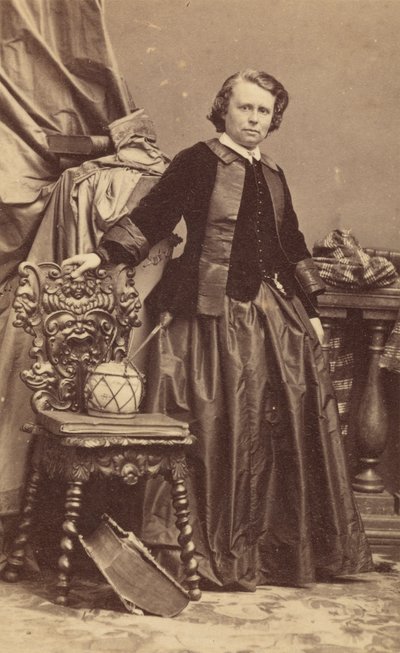 Rosa Bonheurin muotokuva 1822-1899, 1860-luvun alku. tekijältä Andre Adolphe Eugene Disderi