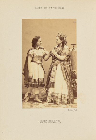 Marchision sisaret tekijältä Andre Adolphe Eugene Disderi