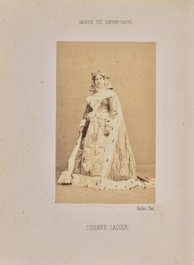 Suzanne Lagier tekijältä Andre Adolphe Eugene Disderi