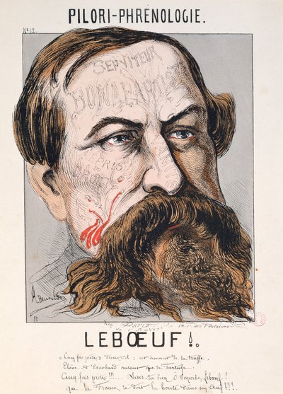 Pillory-frenologia: Leboeuf (kaiverrus) tekijältä Andre Belloguet