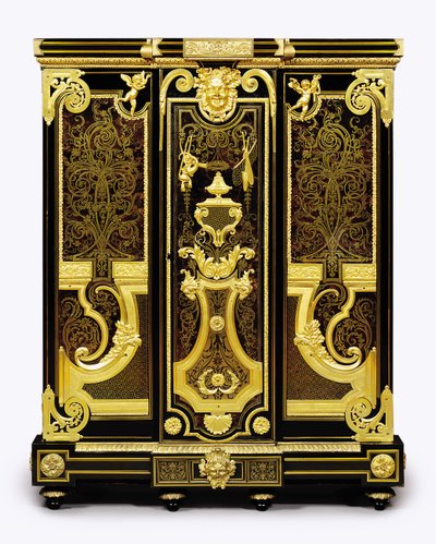 Ludvig XIV ormolu-asennettu petite kaappi, 1700-10 tekijältä Andre Charles Boulle