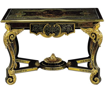Ludvig XIV:n keskipöytä, n. 1685 tekijältä Andre Charles Boulle