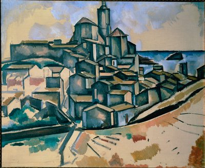 Andre Derainin (1880-1954) maalaus Cadaques 1910 Praha, Kansallisgalleria tekijältä Andre Derain