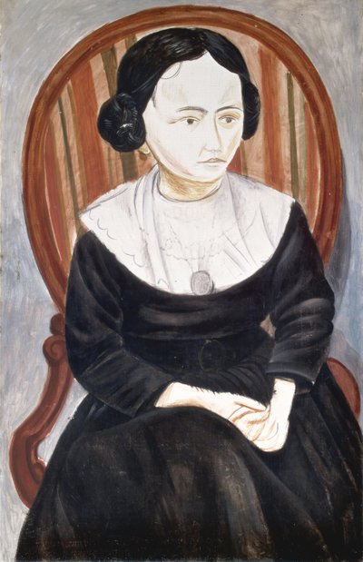 Tyttö mustissa, noin 1913 (öljy kankaalle) tekijältä Andre Derain