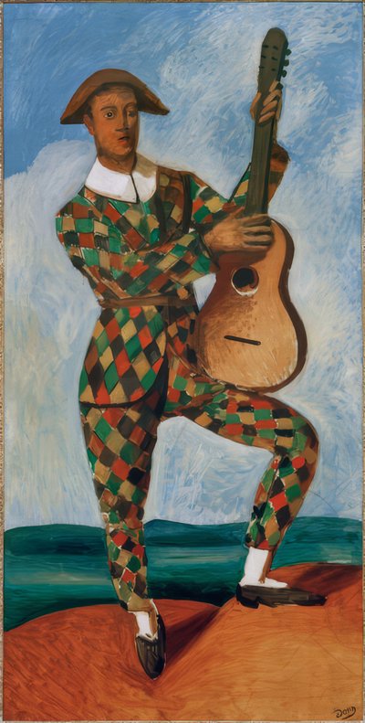 Harlekiini kitaran kanssa tekijältä Andre Derain