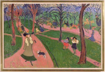 Hyde Park, n.1906 (öljy kankaalle). tekijältä Andre Derain