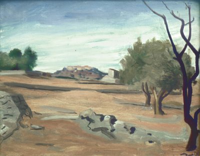 Provence-maisema, noin 1931 (öljy kankaalle). tekijältä Andre Derain