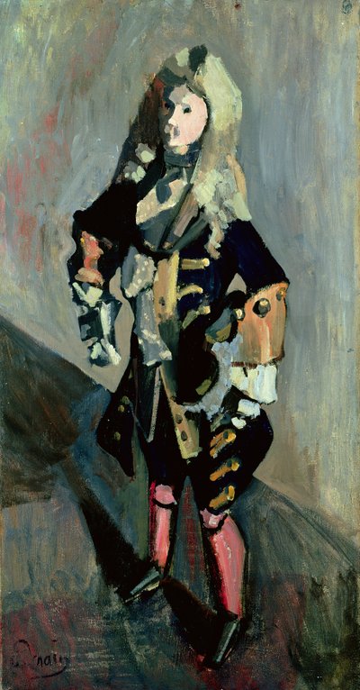 Ludvig XIV:n (1638-1715) puku, noin 1903 (öljy kankaalle). tekijältä Andre Derain