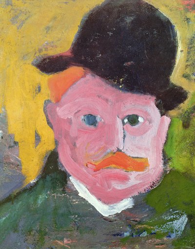 Maurice de Vlaminckin (1876-1958) muotokuva 1905 (öljy kankaalle) tekijältä Andre Derain