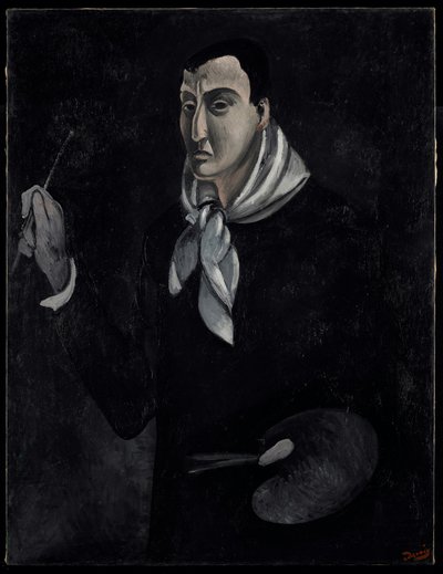 Taiteilijan muotokuva, noin 1912-14 (öljy kankaalle). tekijältä Andre Derain