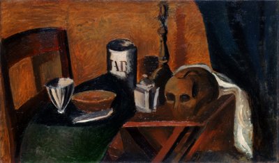Asetelma pääkallon kanssa tekijältä Andre Derain