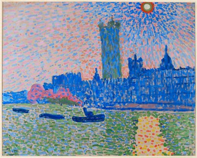 Thames ja parlamenttitalo tekijältä Andre Derain