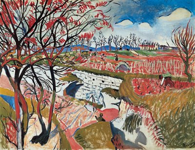 "Viinitarhat keväällä tekijältä Andre Derain