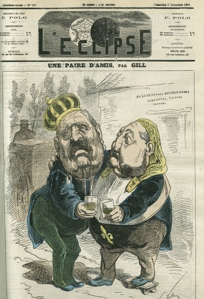 Ystäväpari, Hippolyte de Villemessant (1812-1879), Figaron johtaja ja prinssi Philippe d