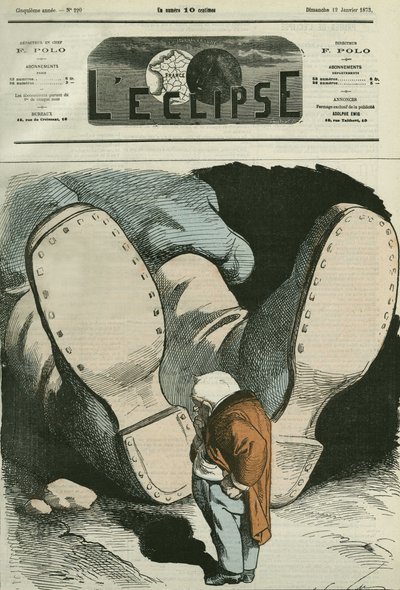Adolphe Thiers (1797-1877), ranskalainen valtiomies. Kansi "" L