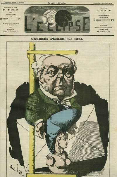 Auguste Casimir Perier (1811-1876), ranskalainen poliitikko. Kansi "" L