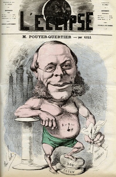 Auguste Pouyer-Quertier (Pouyer Quertier) (1820 - 1891). Andre Gillin "" L
