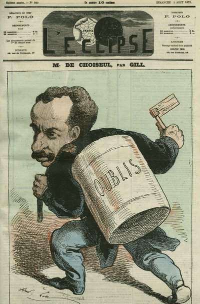 Sarjakuva Horace, Choiseul-Praslin (Choiseul Praslin tekijältä Andre Gill