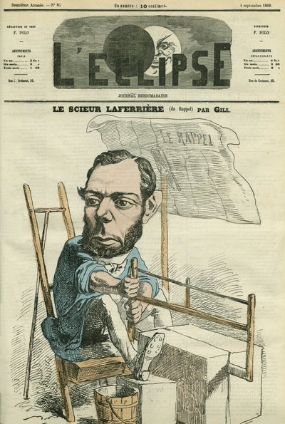 Edouard Lafferiere (1841-1901), ranskalainen tuomari ja poliitikko. Kansi "" L
