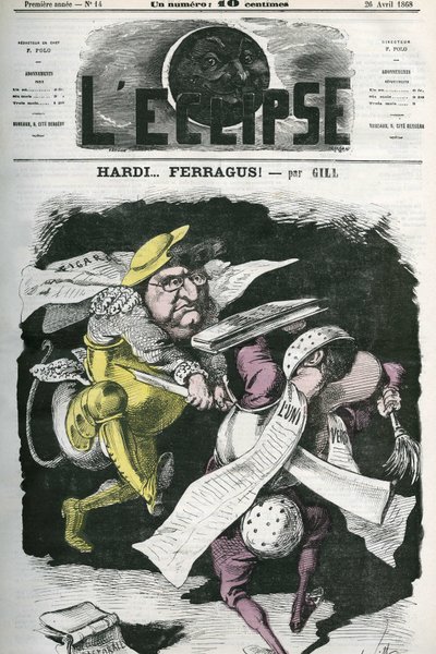Hardi... Ferragus, kuva "" Figarosta"" "" Universumille"". Kansi "" L