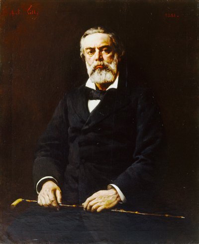 Jules Vallèsin muotokuva 1832-1885, 1881. tekijältä Andre Gill
