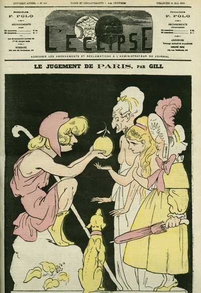 Pariisin tuomio, joka valitsee tasavallan imperiumiksi ja monarkialle. Kansi "" L
