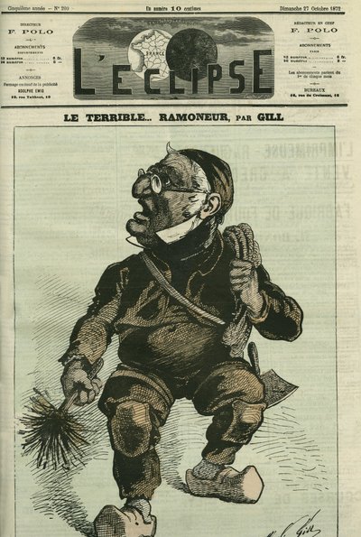 Kauhea savupiippu, Adolphe Thiers (1797-1877), ranskalainen historioitsija ja valtiomies. Kansi "" L