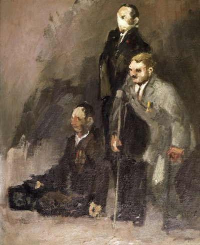 Les Invalides, 1918 tekijältä Andre Mare