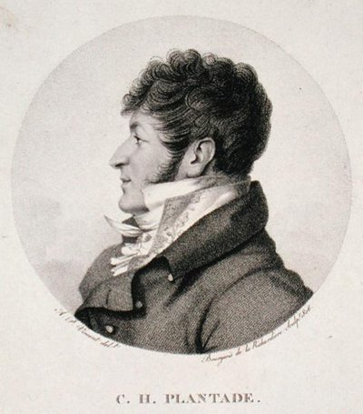 Charles-Henri Plantaden (1764-1839) muotokuva 1806 (kaiverrus) tekijältä Andre Paul (after) Vincent