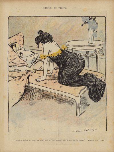 Kuvitus Le Rirelle tekijältä Andre Philippe Adolphe Cahard