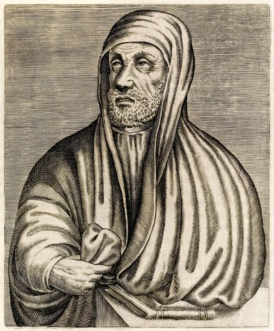 Avicenna tai Ibn Sina: persialainen monimielisyys, André Thévetin True Portraits -julkaisusta vuonna 1584 tekijältä Andre Thevet