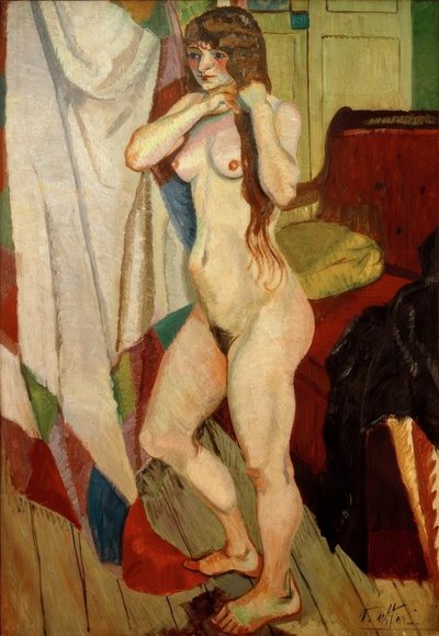 Suzanne Valadon hoitaa hiuksiaan tekijältä Andre Utter