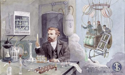 Stanislas Limousin (1831-87) 1949 (akvarelli paperille) tekijältä Andre des Gachons